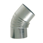 Codo Galvanizado de 45° D120 - Suministros ATI