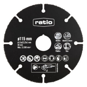 Disco de corte multiuso 115 mm Ratio - Suministros ATI